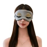 Máscara De Dormir Luxury Sequin Eyelash Soft Artificial Seda