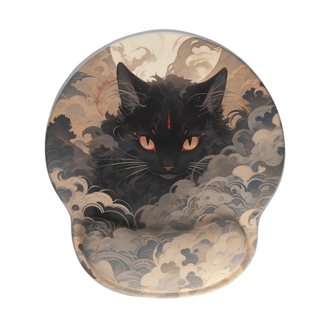 Mouse Pad Com Suporte De Pulso, Espuma Viscoelástica Ergonômica