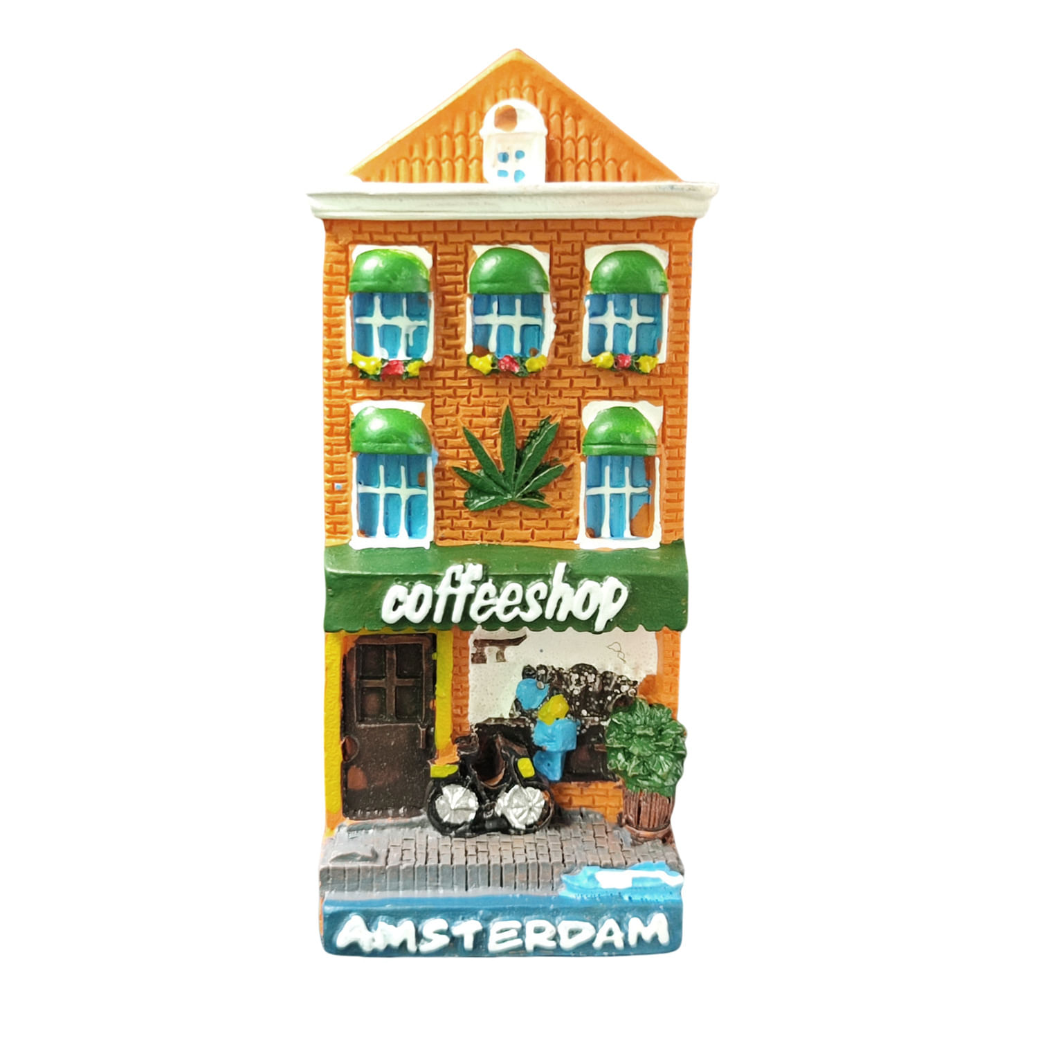 Refrigerador De Resina 3d Frigorífico Magnet Amsterdams Coffee Shop