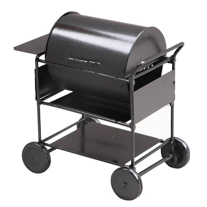 Churrasqueira Em Miniatura Dollhouse Bbq Churrasqueira De Ferro Ao Ar Livre Em Escala 1:12