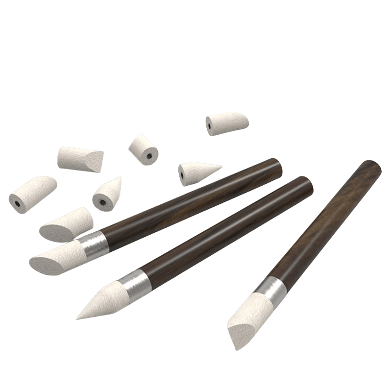 Conjunto De Mistura De Tocos E Borracha Amassada, 25 Unidades Para Esboçar