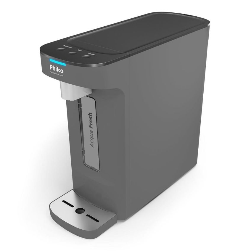 Purificador De Água Natural E Gelada Philco Ppu12c Cinza Bivolt - imagem 2