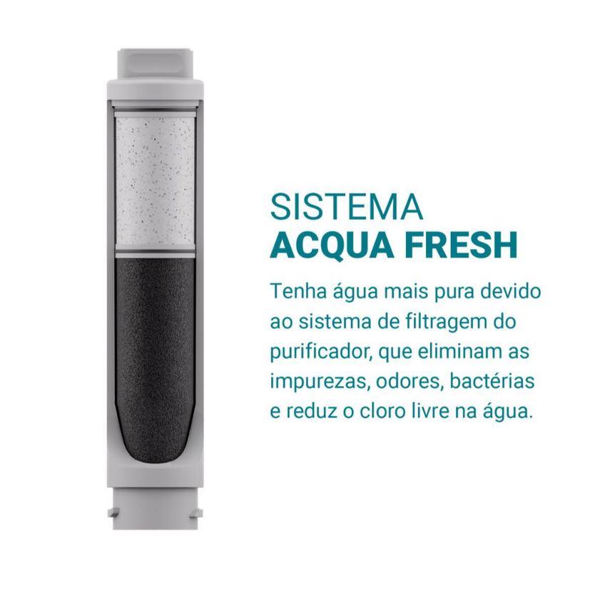 Purificador De Água Natural E Gelada Philco Ppu12c Cinza Bivolt - imagem 5