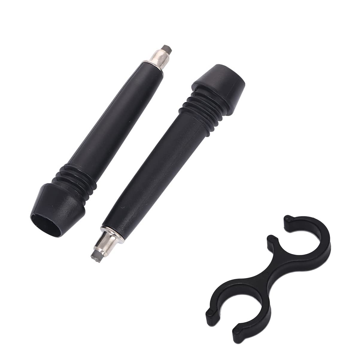 Trekking Pole Carbide Tips, Pacote Com 2 Unidades, Abbiyyz Universal Tungsten