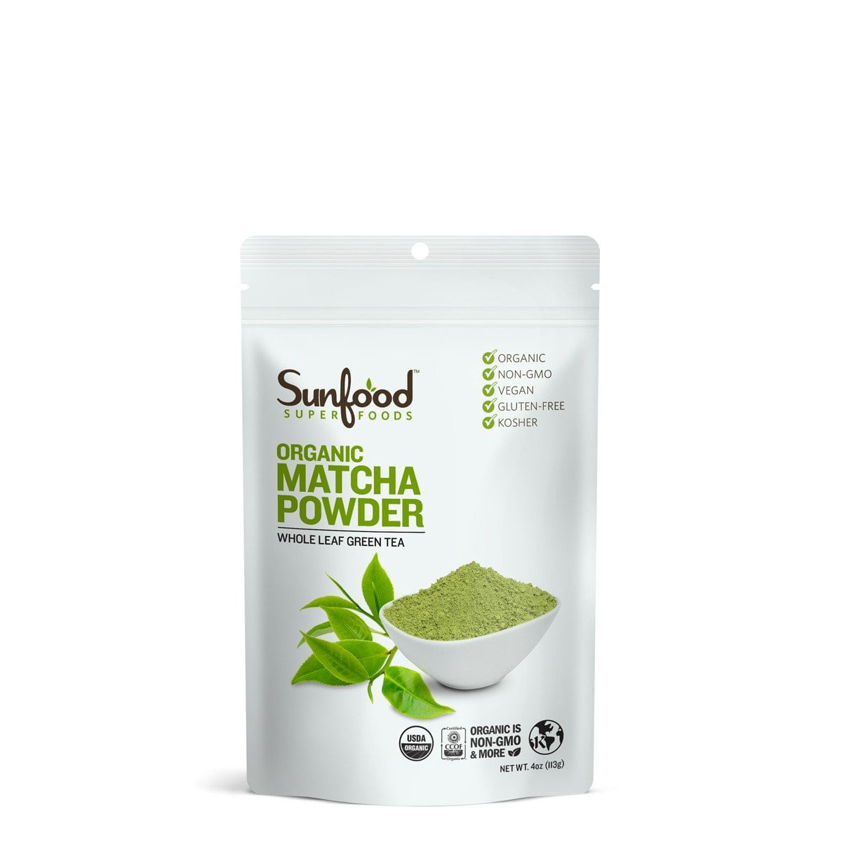 Matcha Em Pó Sunfood Superfoods Organic 120ml