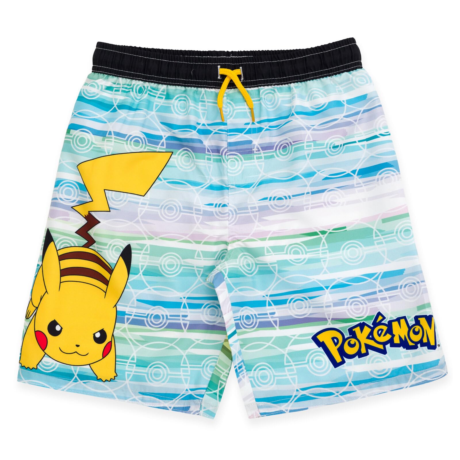 Calções De Banho Pokémon Pikachu Big Boys Upf 50+ Azul/roxo/verde