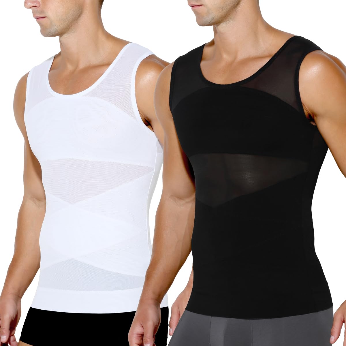 Camiseta Regata Masculina De Malha De Compressão Body Shaper Arjen Kroos