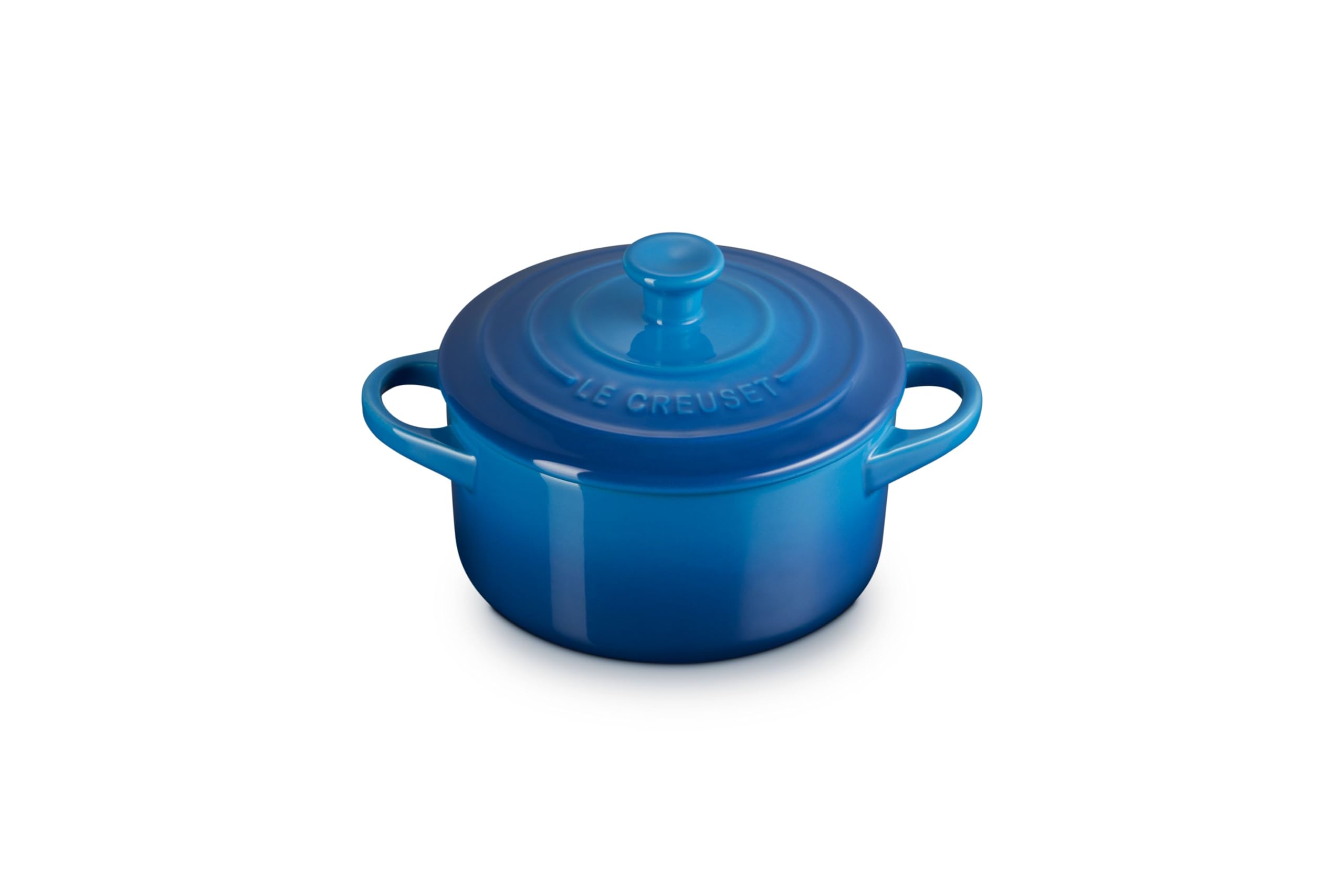 Mini Redondo De Grés Cocotte Le Creuset, 710 Ml, Azul De Marselha