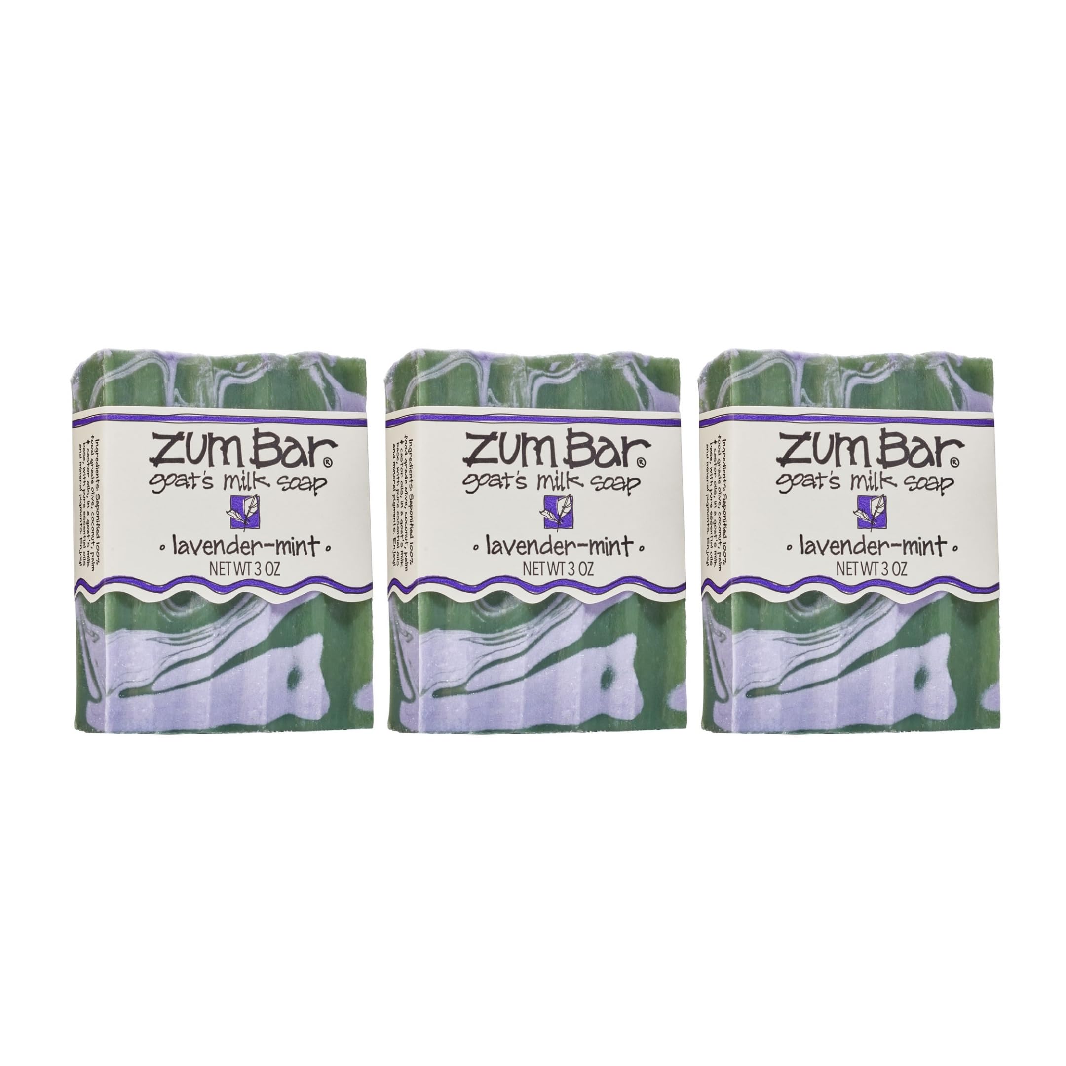 Sabonete Indigo Wild Zum Bar Leite De Cabra Lavanda E Menta 90ml X3