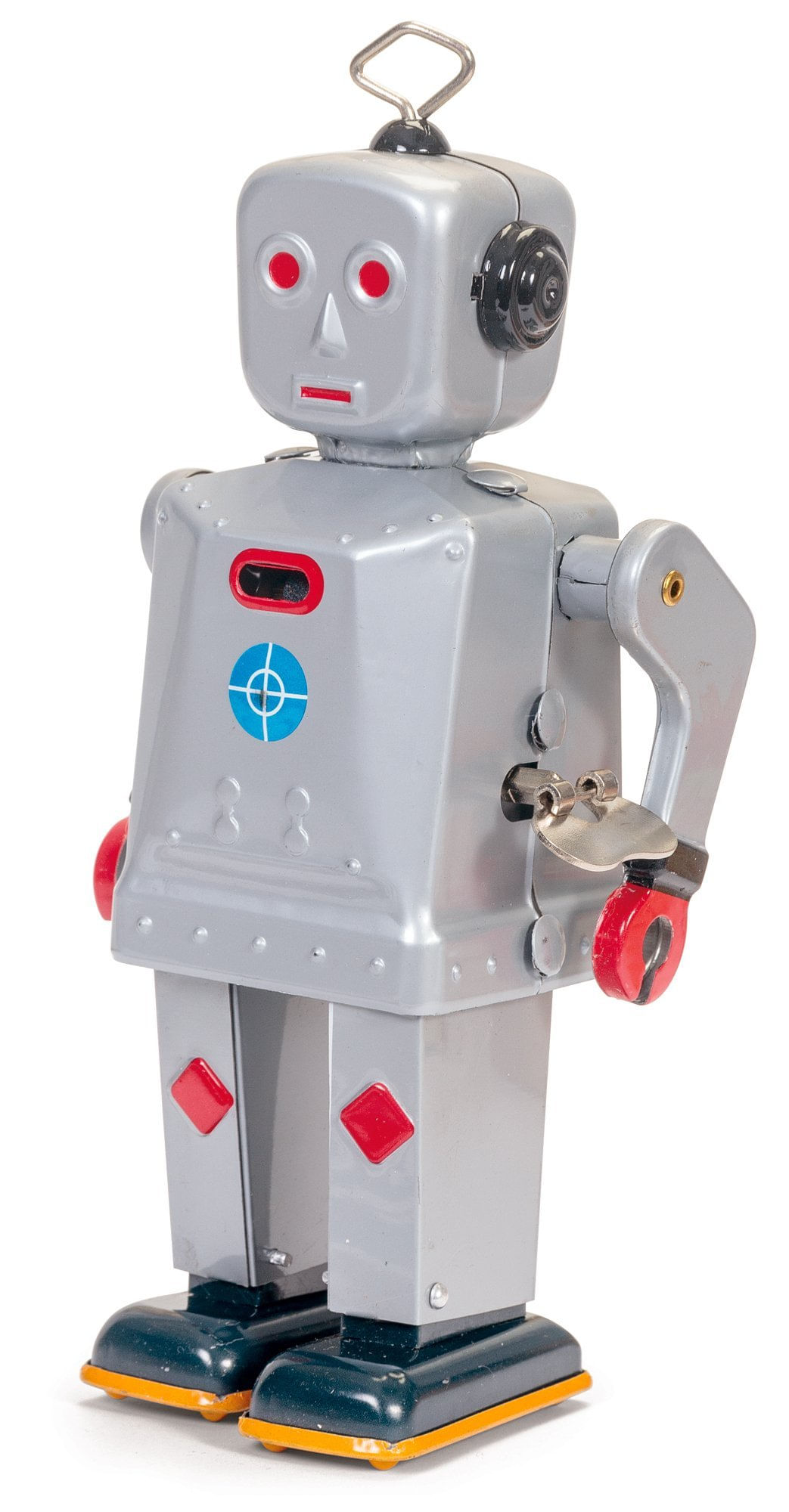 Toy Tobar Sparkling Mike Robot Colecionável Tin Wind Up