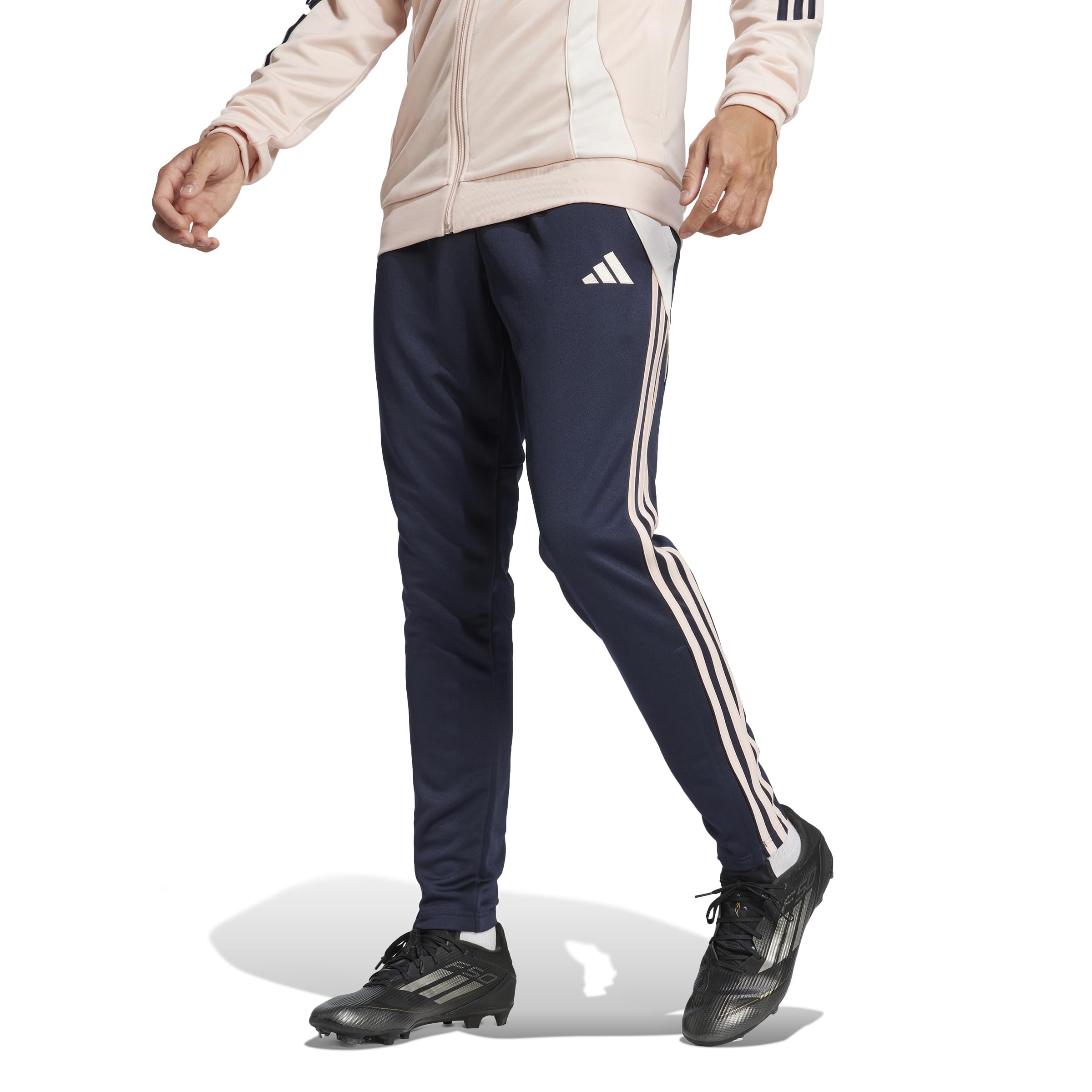 Calças De Treino Adidas Tiro 24 Masculinas Night Navy/blush Pink