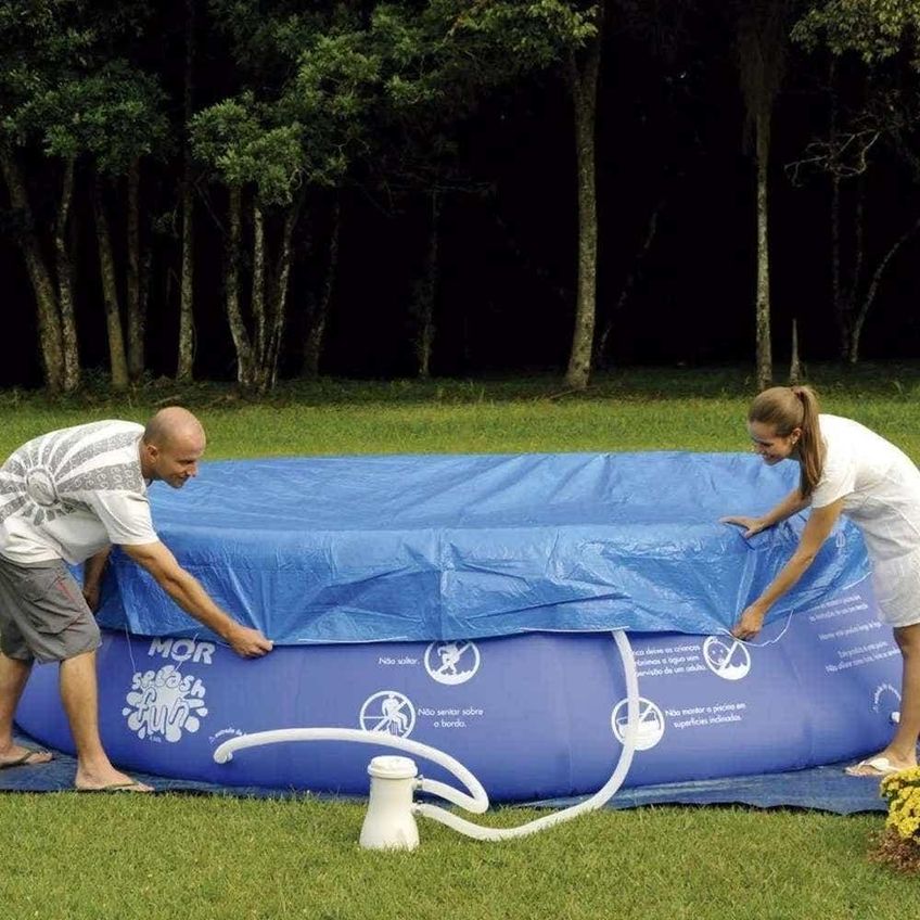 Capa Para Piscina Inflável Circular 7000 Litros Mor - imagem 3