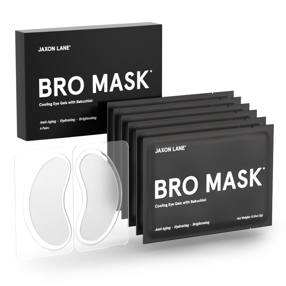 Almofadas De Gel Para Olhos Jaxon Lane Bro Mask Para Olheiras, 12 Pares