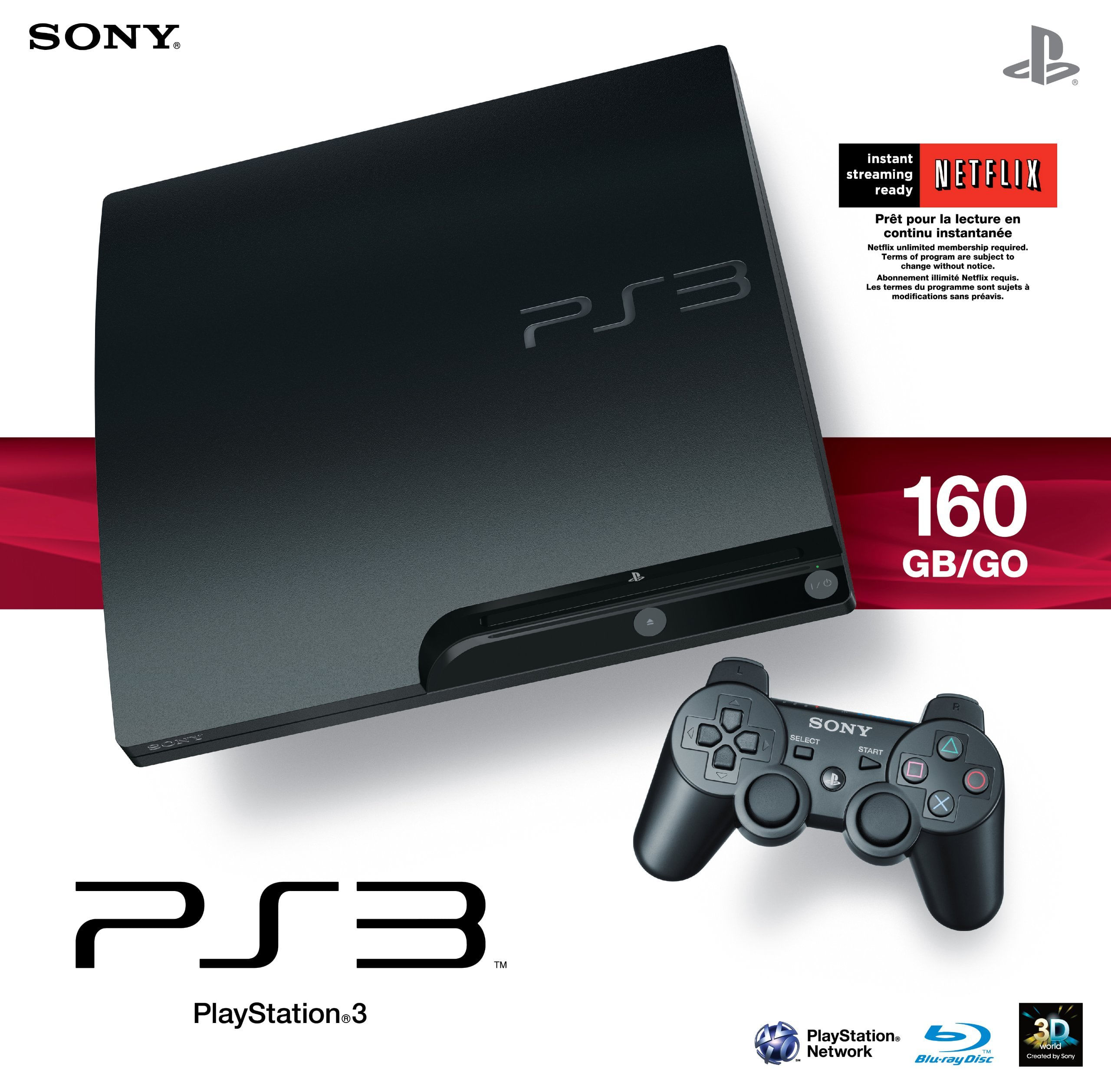 Recondicionado Consola De Jogos Sony Playstation 3 160gb Com Blu
