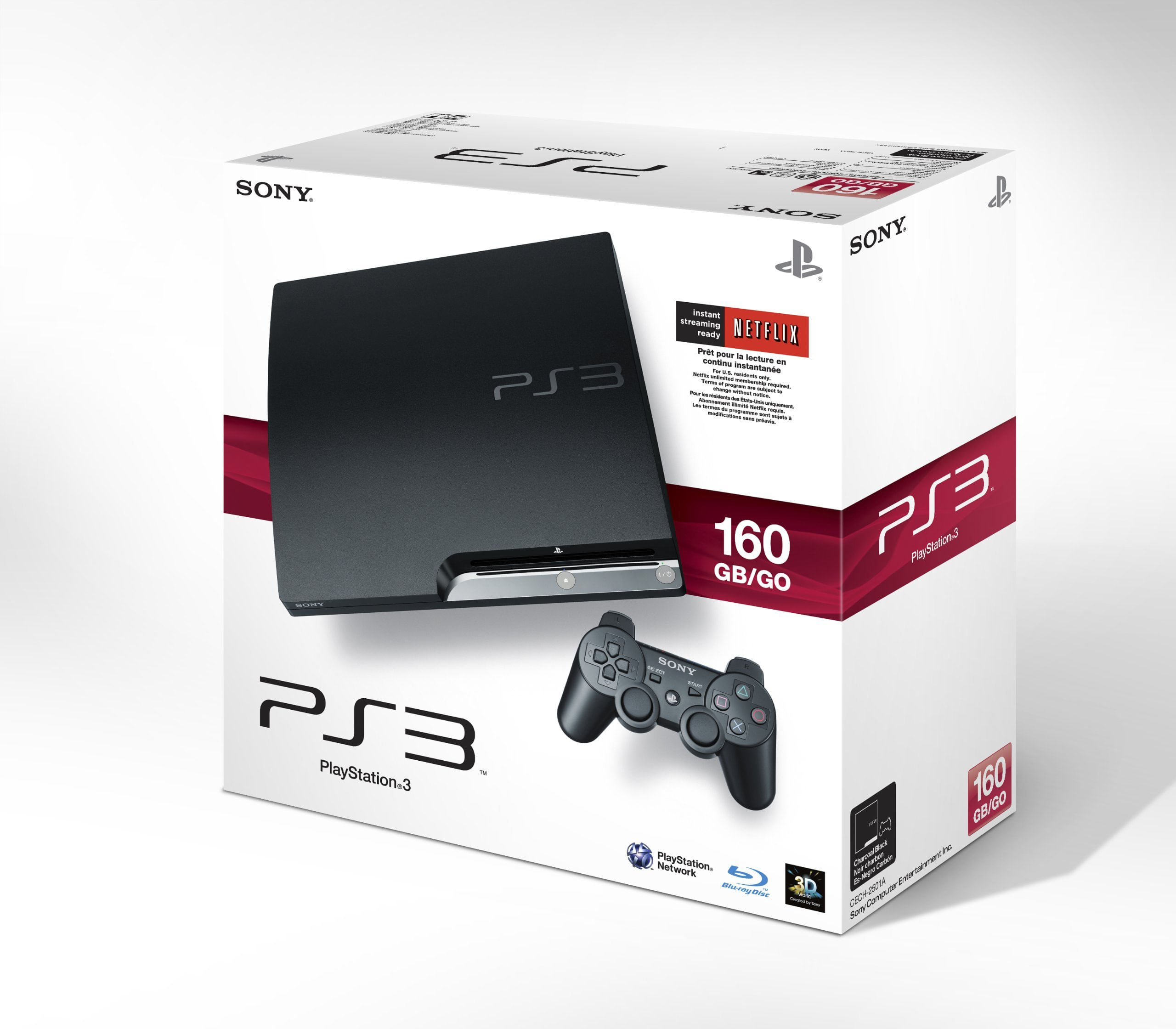 Recondicionado Consola De Jogos Sony Playstation 3 160gb Com Blu