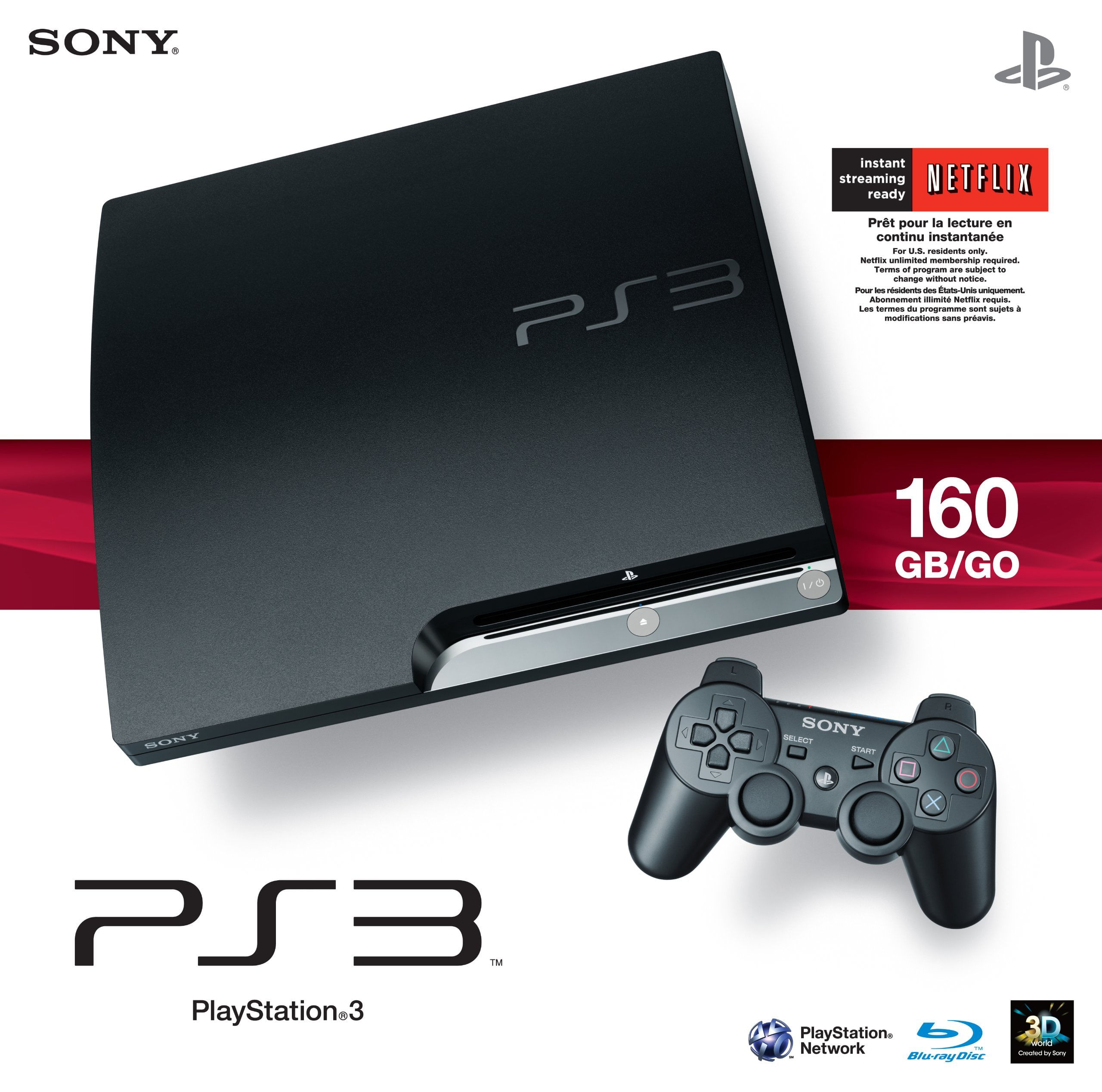 Recondicionado Consola De Jogos Sony Playstation 3 160gb Com Blu