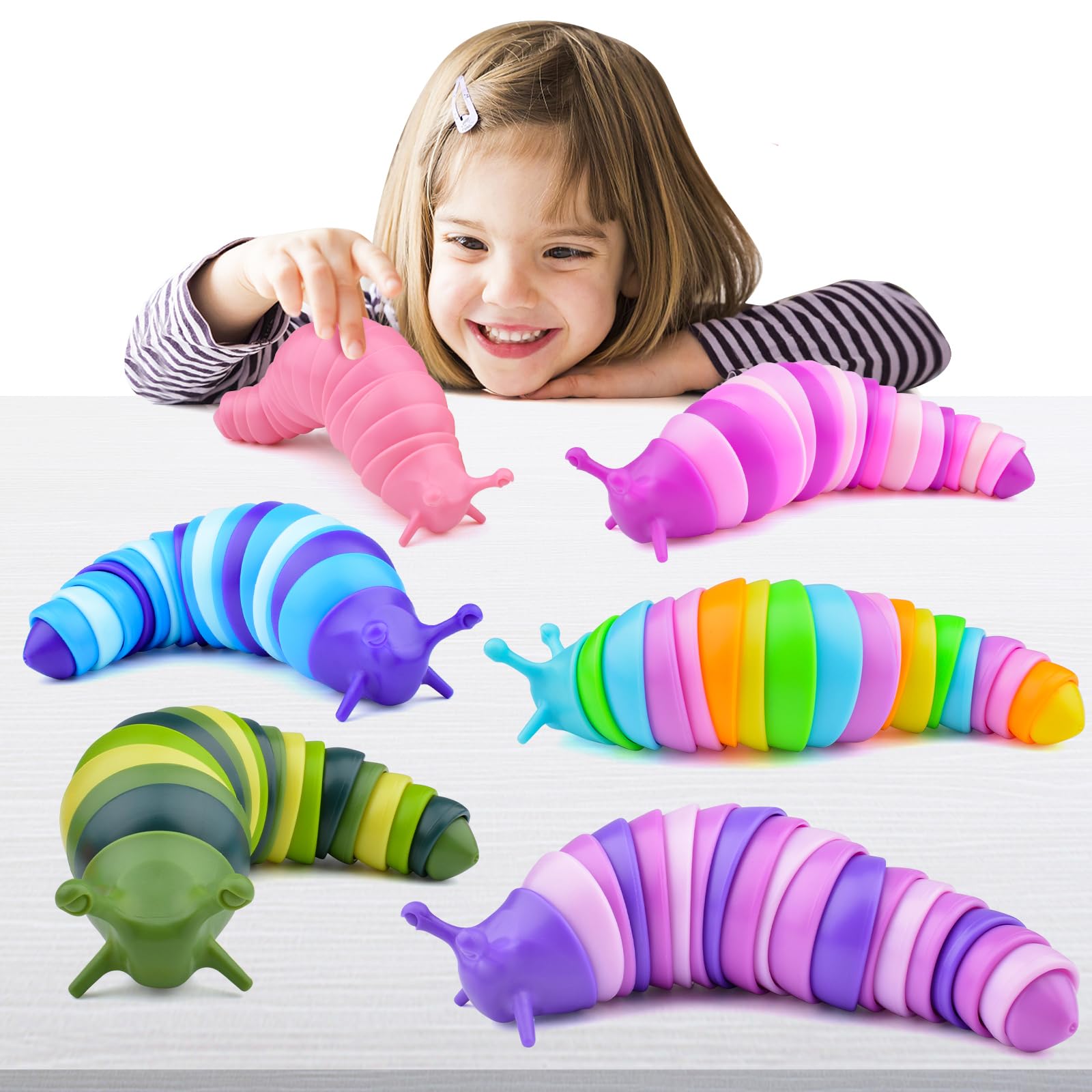 Brinquedos Fidget Slug Cevioce Sensory Slug Para Crianças E Adultos