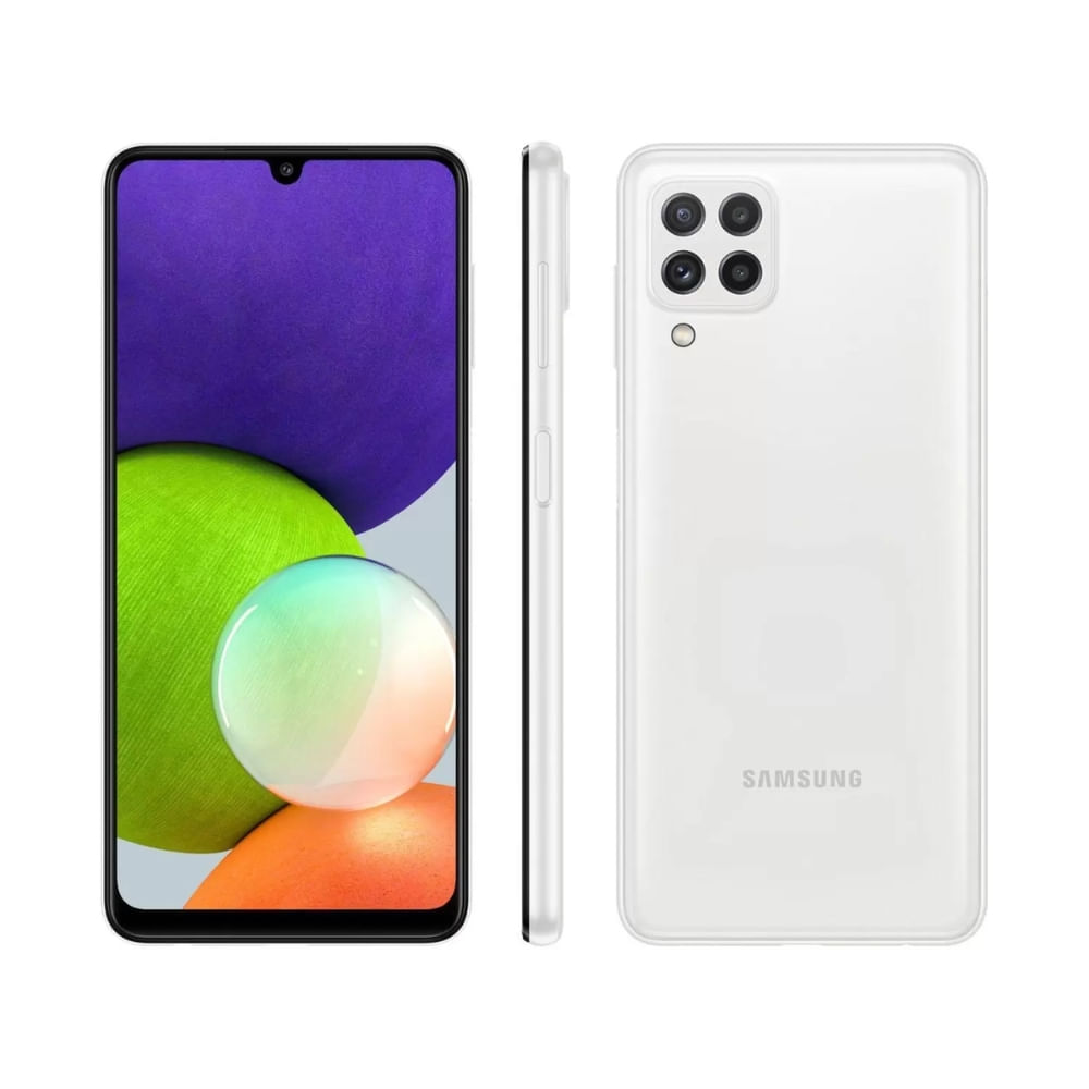Usado: Samsung A22 128 Gb Branco - Muito Bom