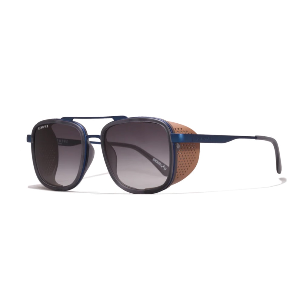 Óculos Evoke Snowstorm 06b Blue Matte Gray Beige Gray Gradient