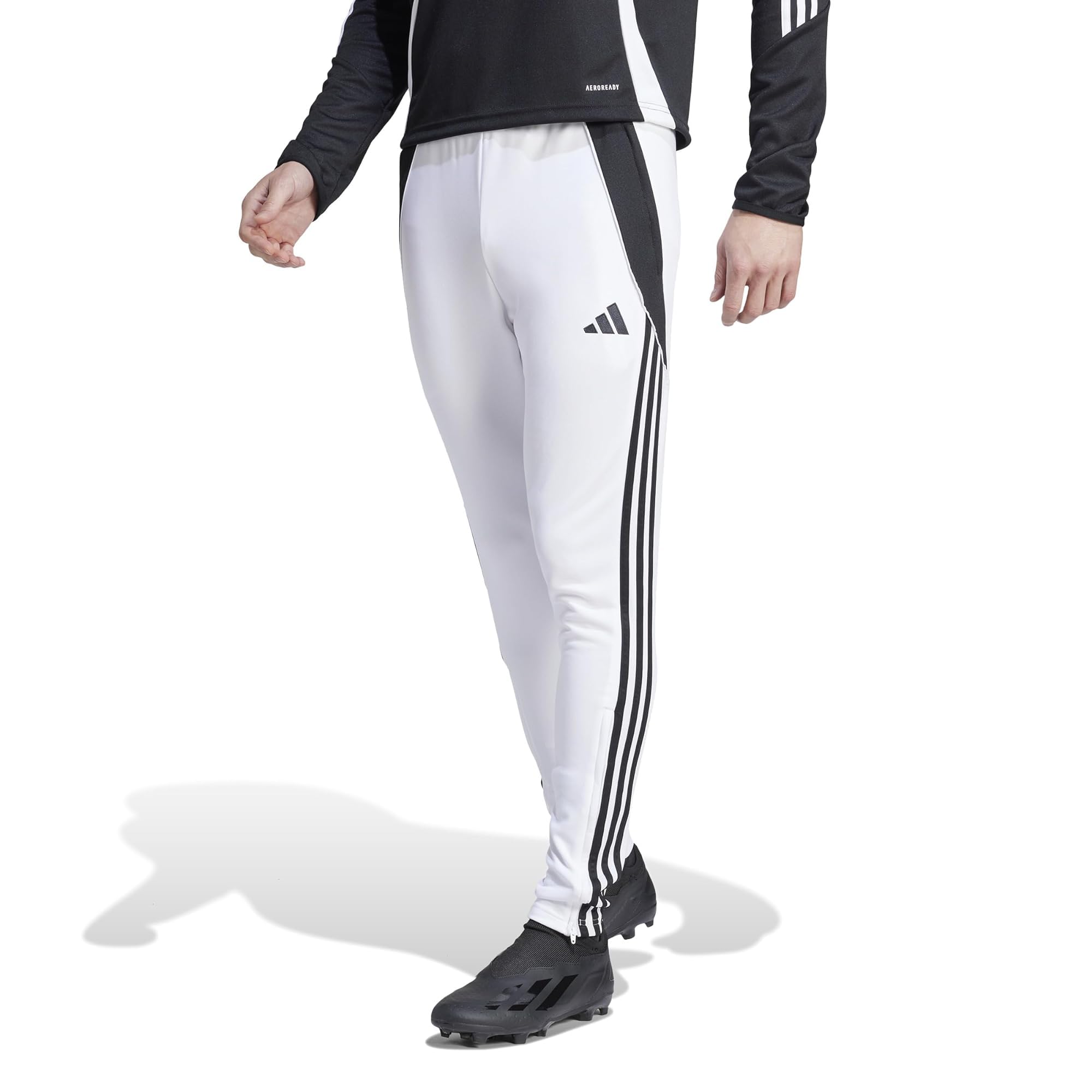 Calças De Treino Adidas Tiro 24 Para Homens Brancas/pretas