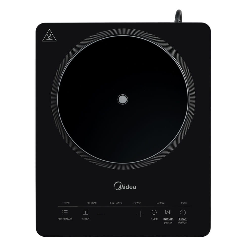 Cooktop 1 Boca De Indução Portátil Even Pro Midea Cydj11 - 127v