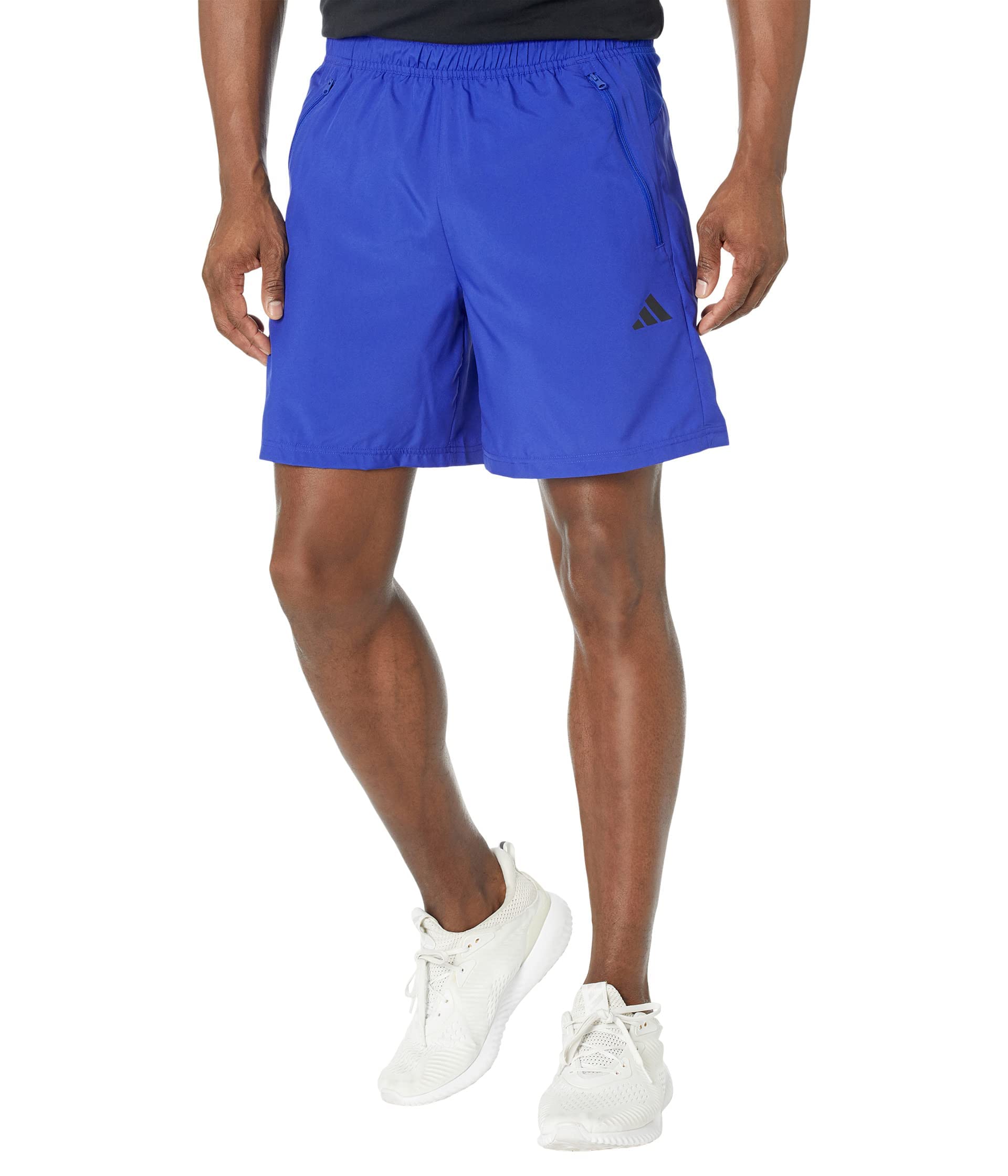 Shorts De Treino Adidas Essentials Woven Para Homens Lucid Blue