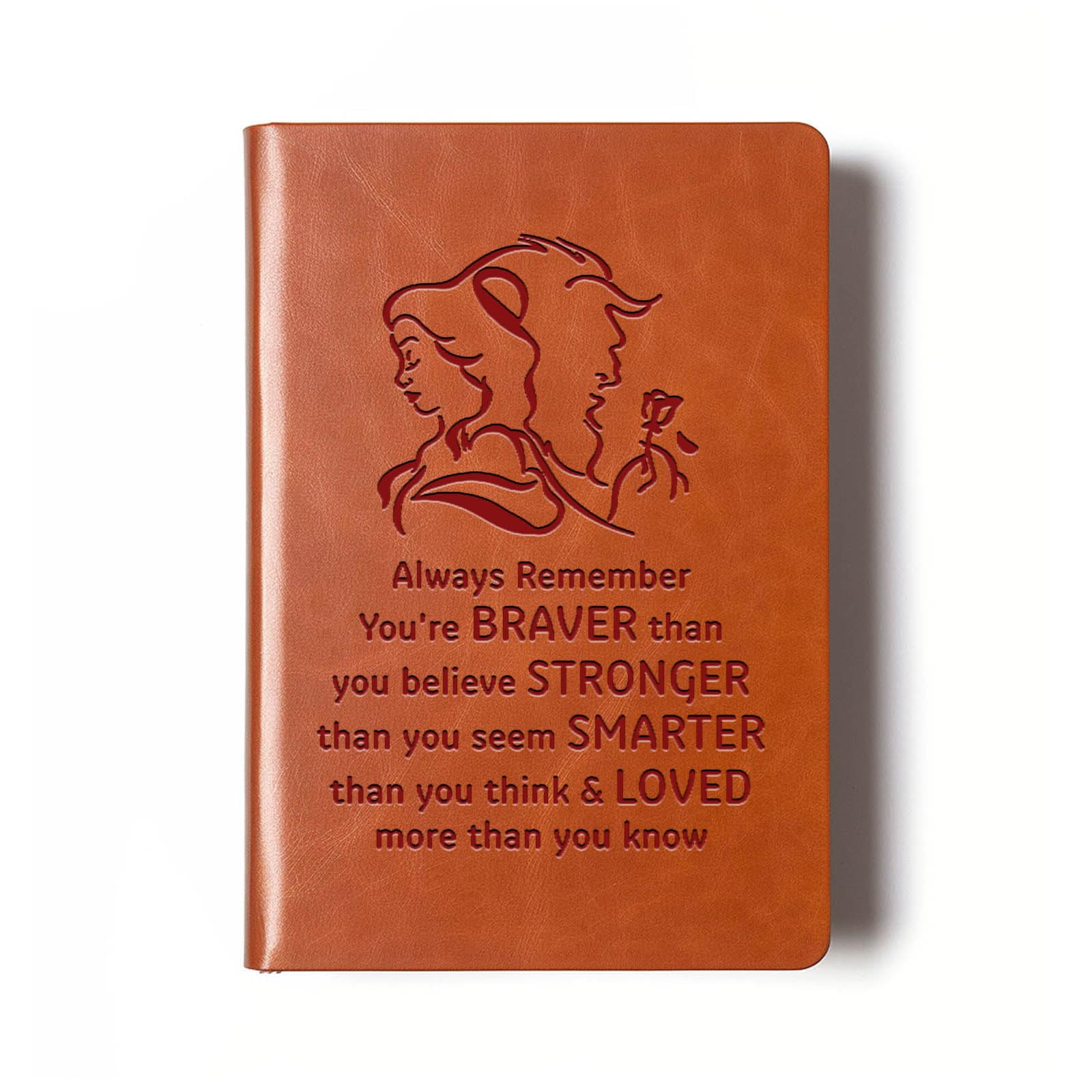 Caderno Johsbyd A Bela E A Fera Leather