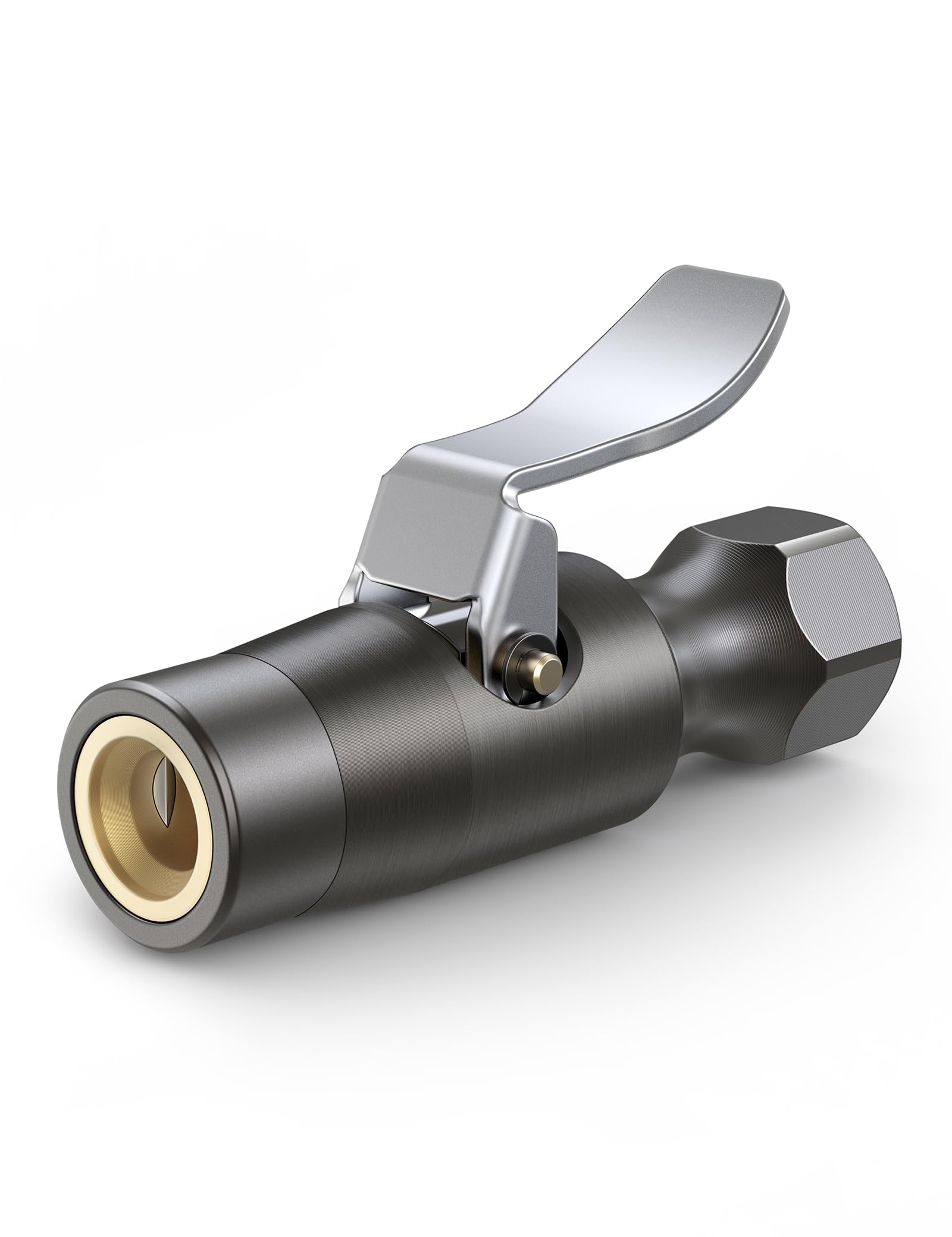 Pneu Air Chuck Astroai Double Jaws Lock Chuck Em Latão/aço Inoxidável