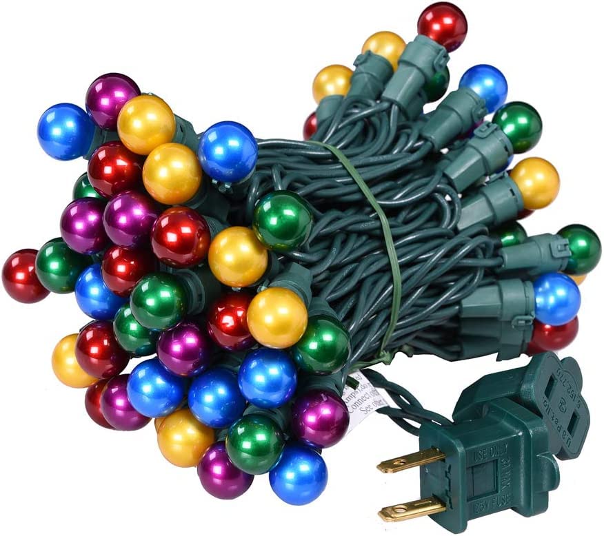 Luzes De Natal Lucklig 19 Pés 70 Led Globe String Lights