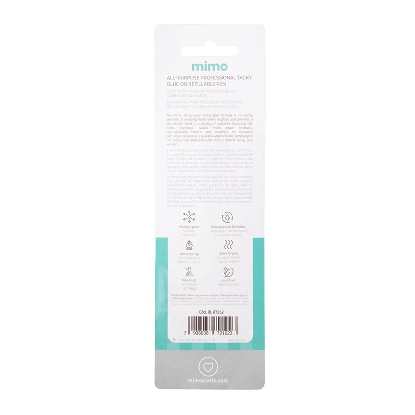 Cola Tacky Multiuso Profissional Em Caneta Recarregável Mimo - 26ml - imagem 4