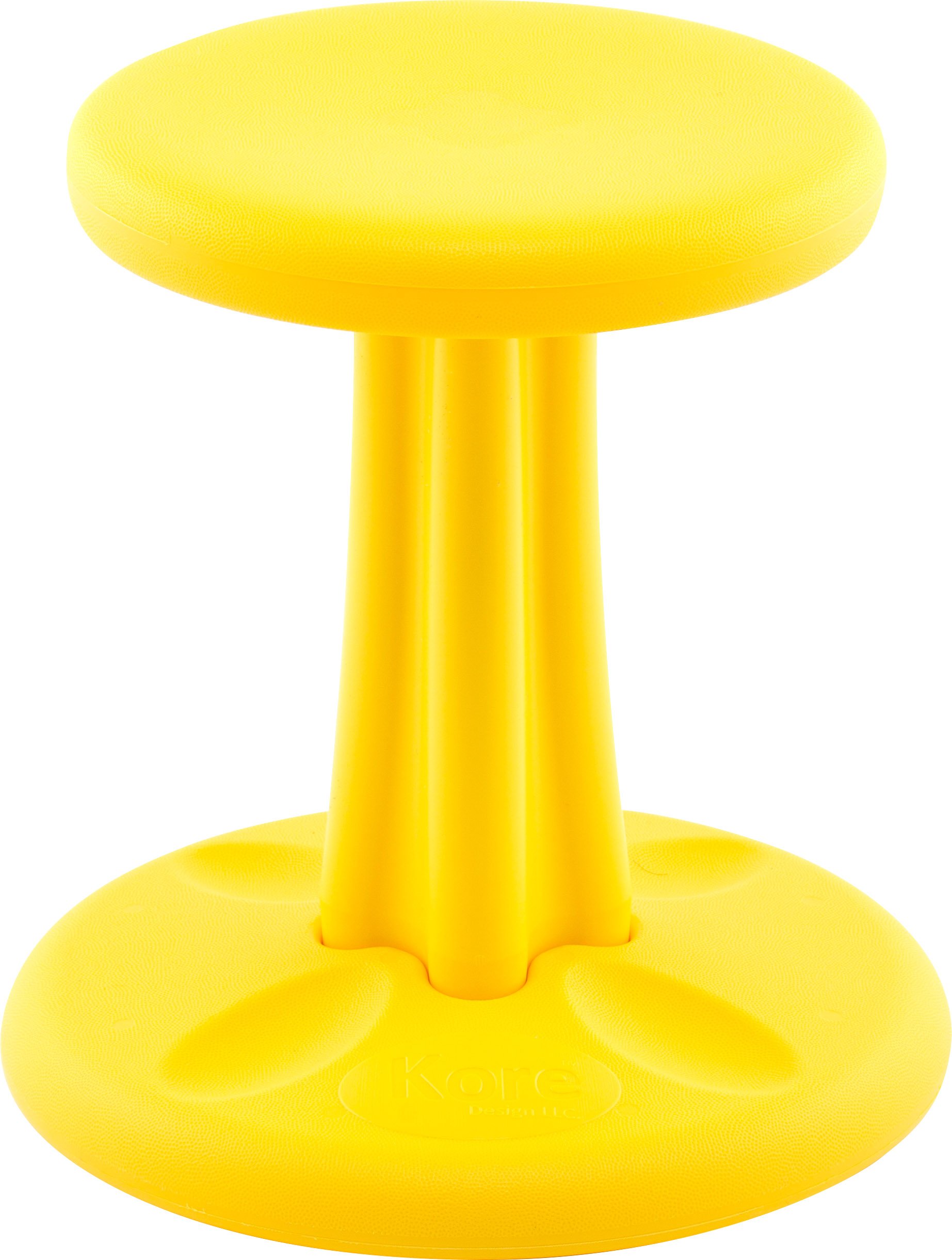 Cadeira Wobble Stool Kore Design Para Crianças De 6 A 7 Anos Amarela