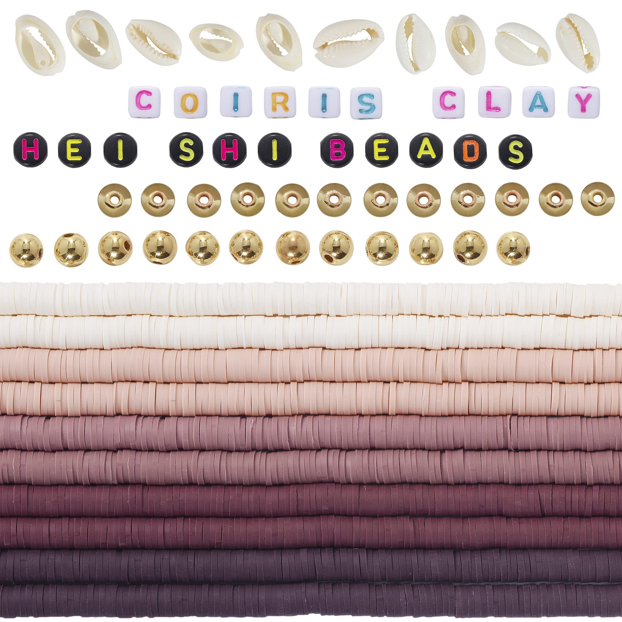 Miçangas Coiris Coiris 3400 Unidades De Argila Polimérica De 6 Mm Heishi Beads