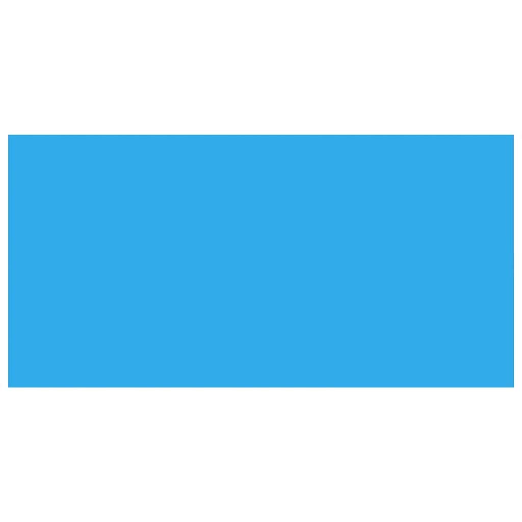 Cobertura Solar Para Piscina Vidaxl Retangular Azul 732 X 366 Cm