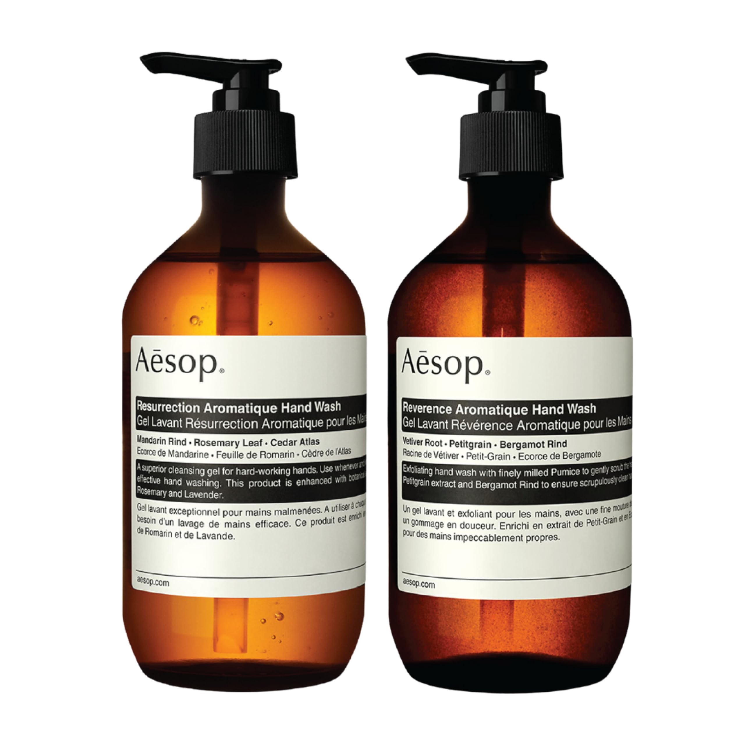 Conjunto De Lavagem De Mãos Aesop Reverence And Resurrection 500ml