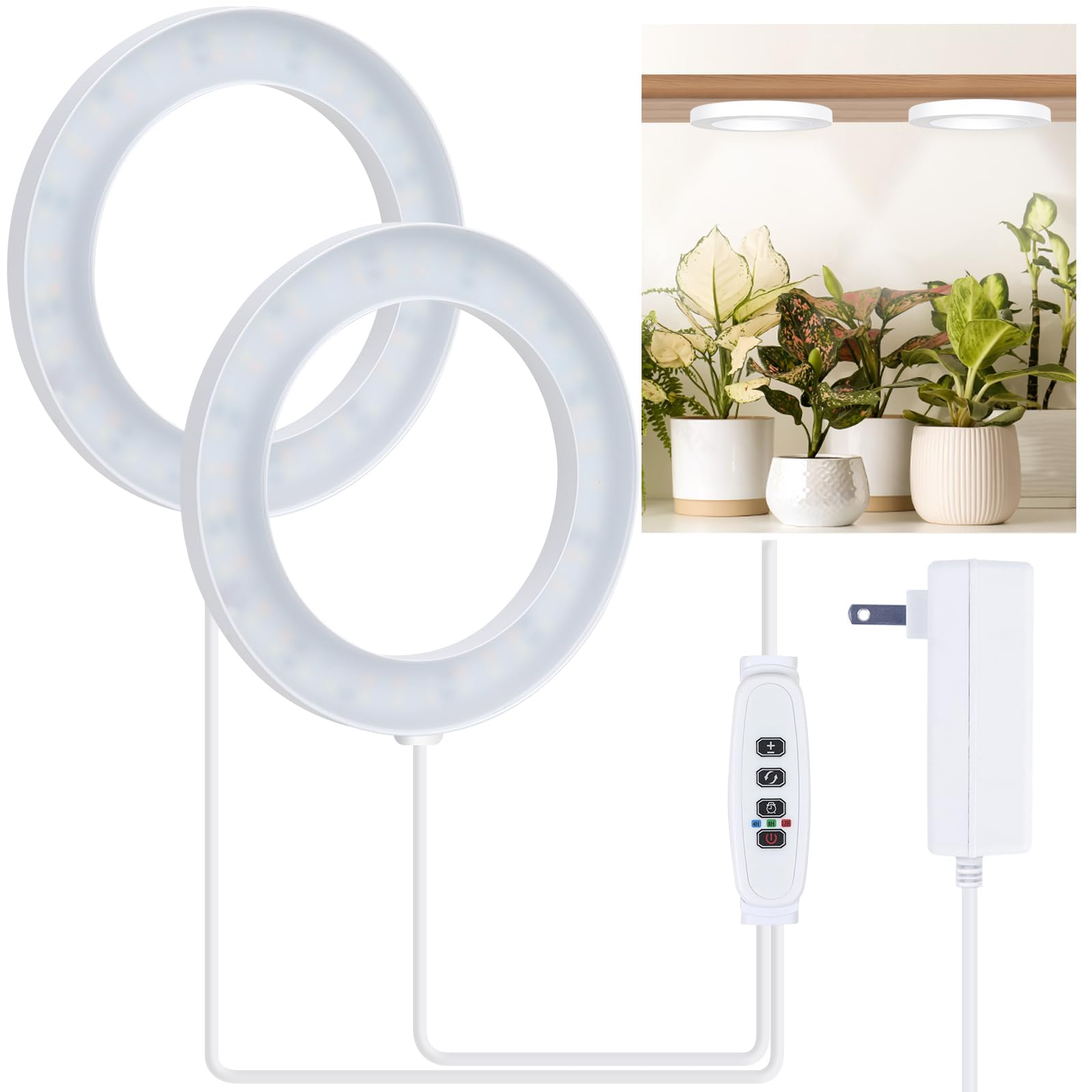 Luzes Led Grow Apeids Full Spectrum 6500k Para Plantas De Interior