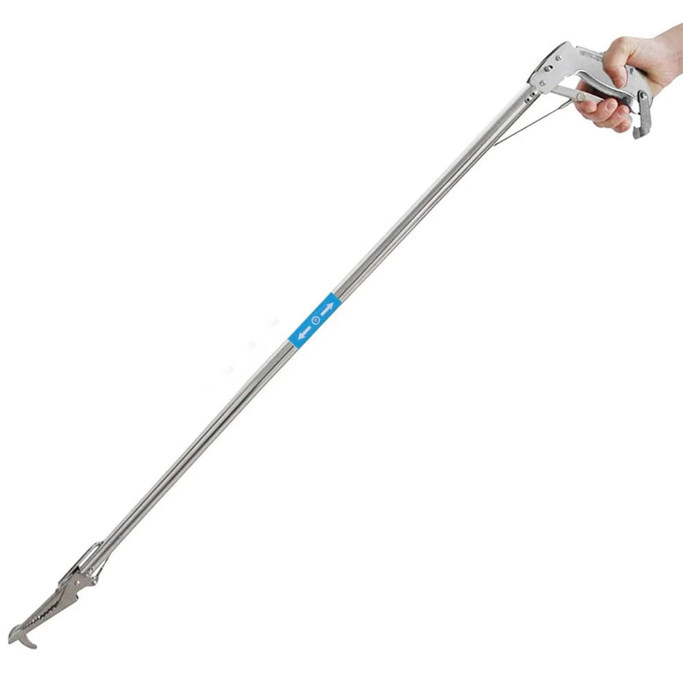 Espessamento De Aço Inoxidável Snake Catcher Eel Clamp