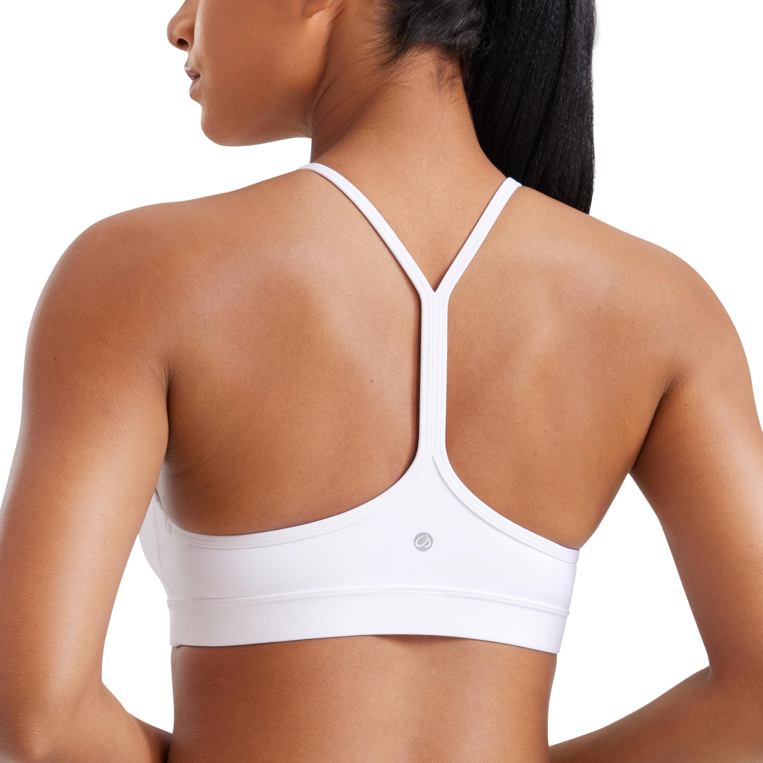 Sutiã Esportivo Crz Yoga Butterluxe Y Back Acolchoado Racerback Branco