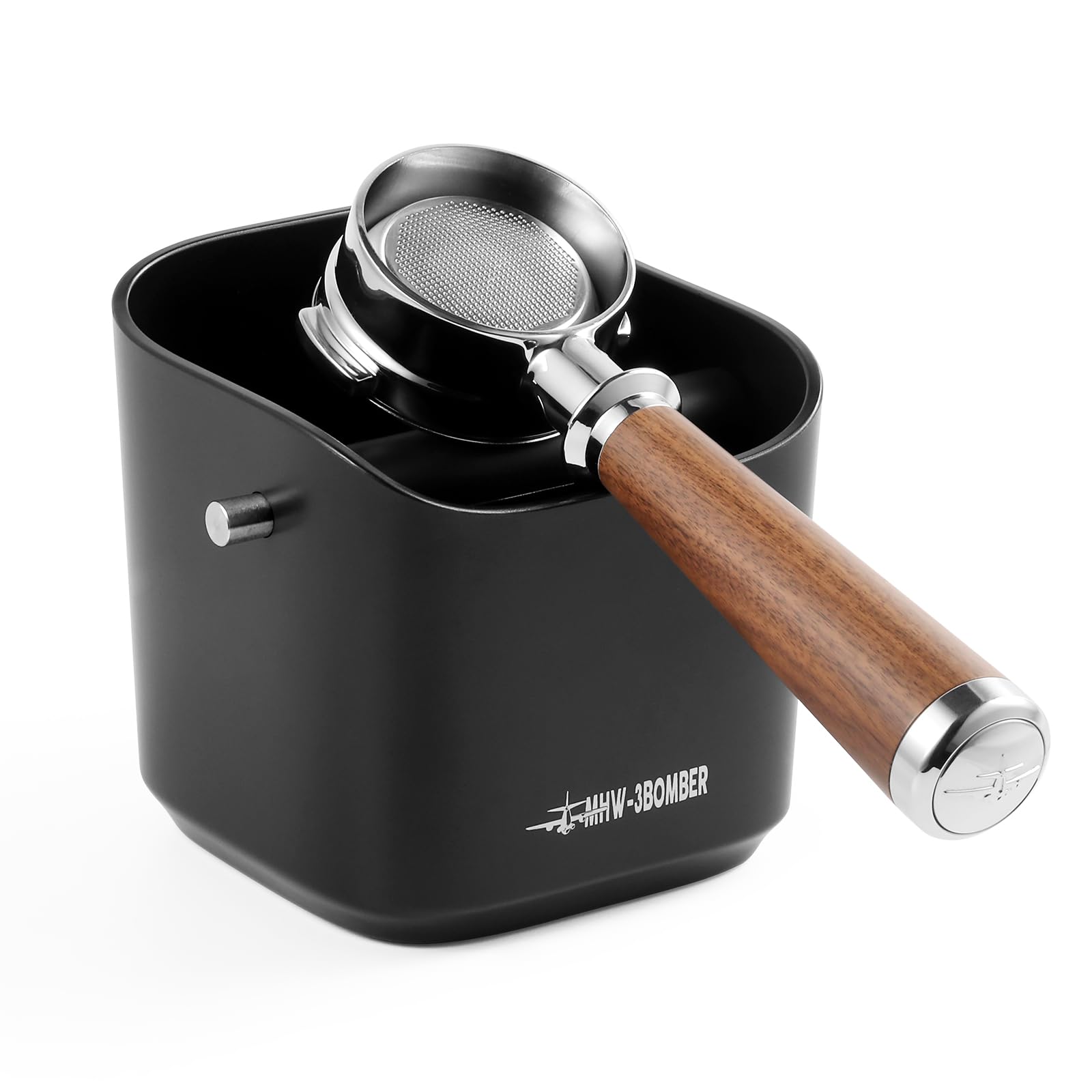 Caixa De Café Expresso Mhw-3bomber 1,2 L (15 Xícaras) Com Barra De Batida Preta