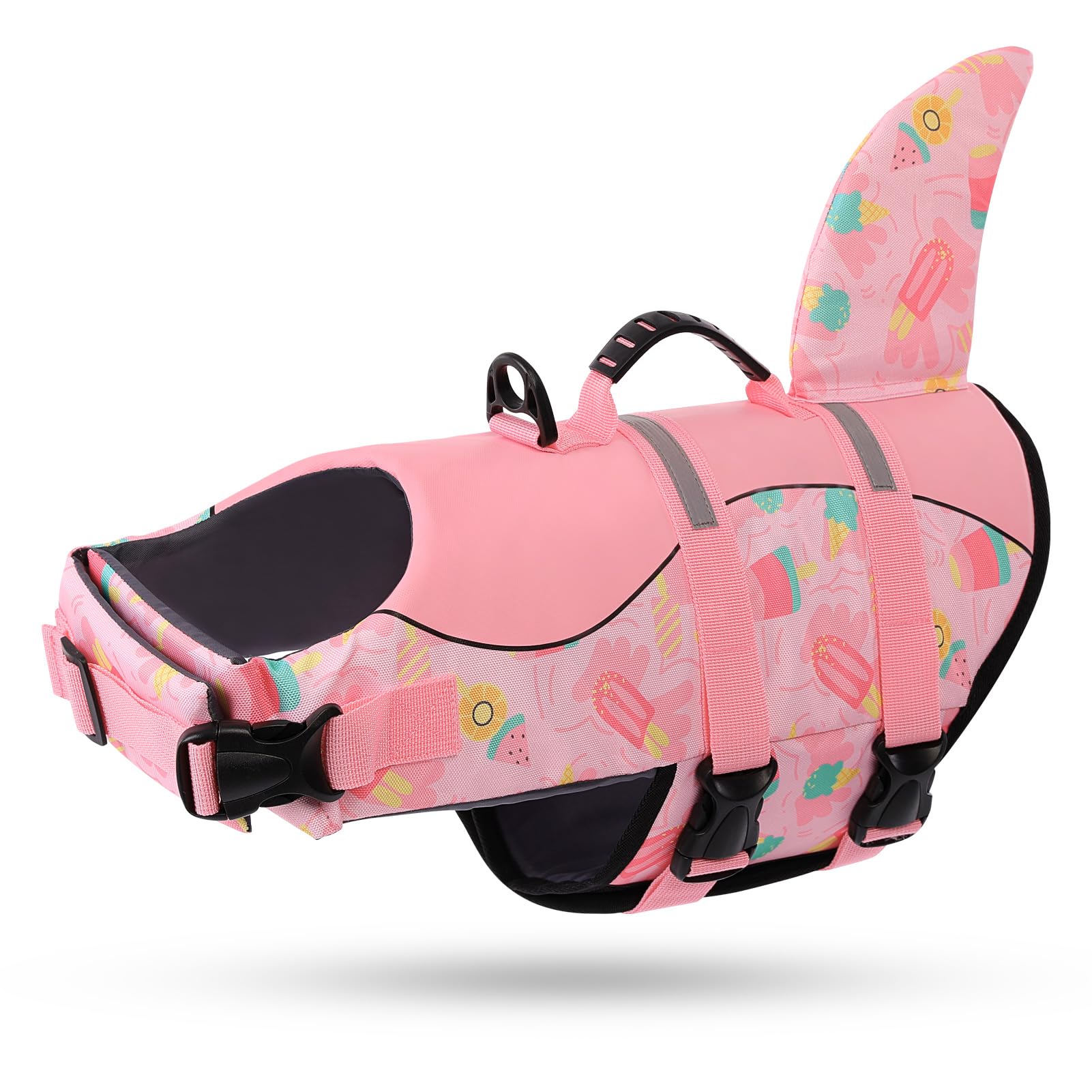 Colete Salva-vidas Para Cães Queenmore High Flotation Para Natação Xxl