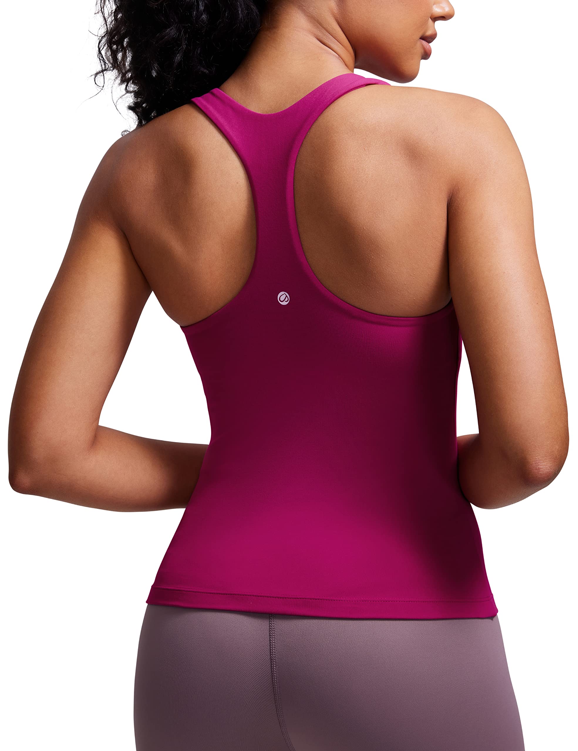 Camiseta Regata Crz Yoga Butterluxe Workout Com Sutiã Acolchoado Para Mulheres