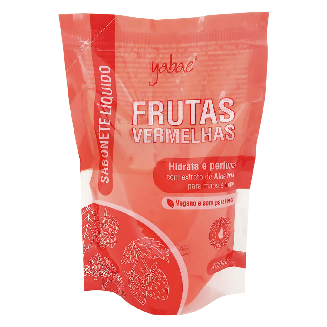 Sabonete Líquido Refil - Yabae 400ml | Frutas Vermelhas