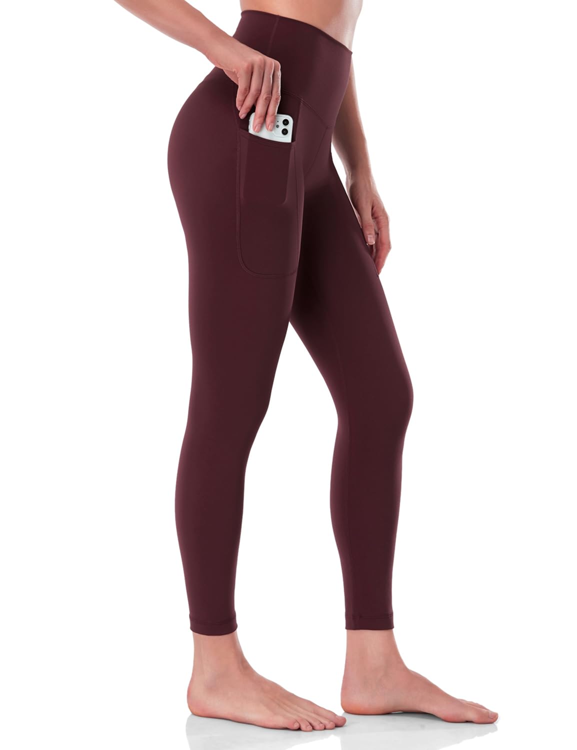 Leggings Heynuts Workout Pro 7/8 Com Bolsos Femininos Cassis Xs