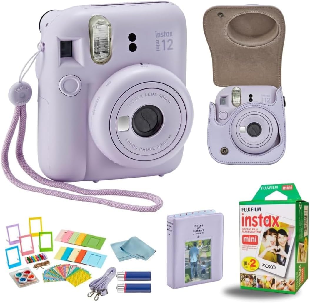 Pacote De Acessórios Para Câmera Instantânea Fujifilm Instant Mini 12 +