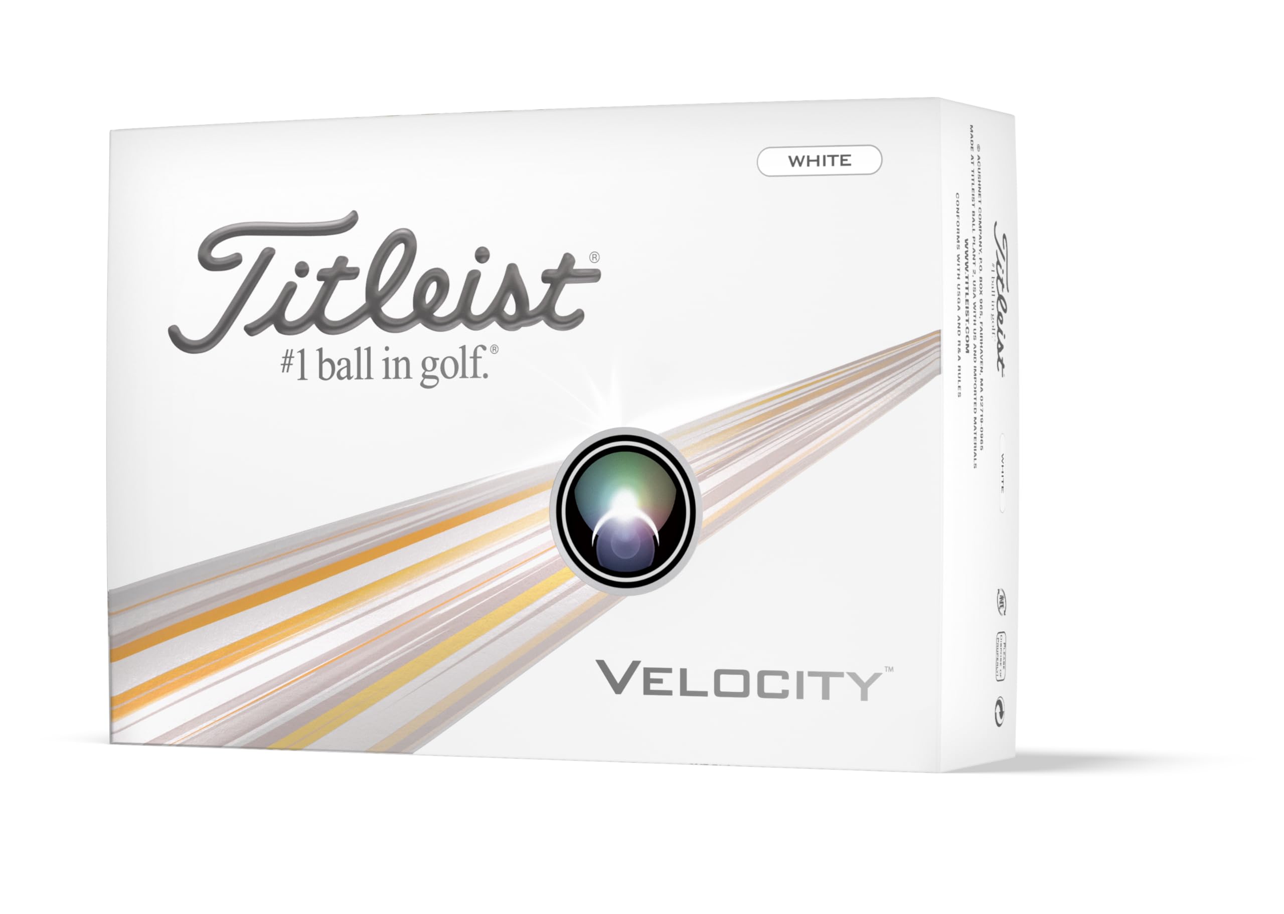 Bolas De Golfe Titleist Velocity Uma Dúzia