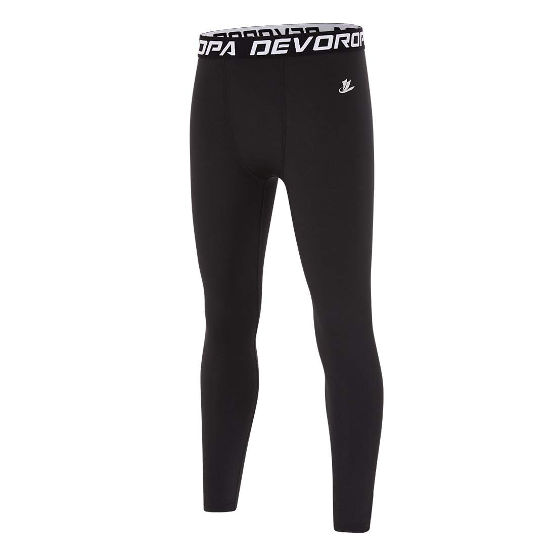 Leggings Devoropa Boys Husky Quick Dry Compression Pretas S