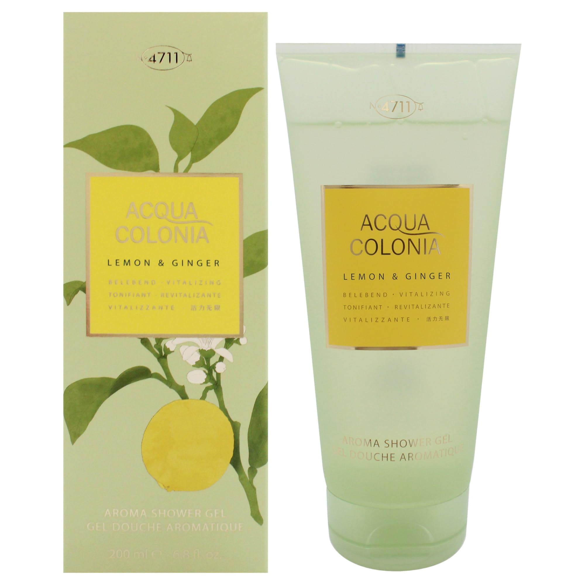 4711 Acqua Colonia Limão E Gengibre Gel De Banho 6,8 Oz