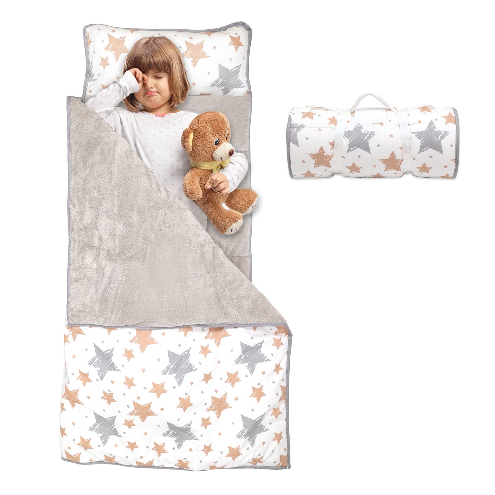 Nap Mat Ndahjahd Para Creche Com Cobertor E Travesseiro Removíveis