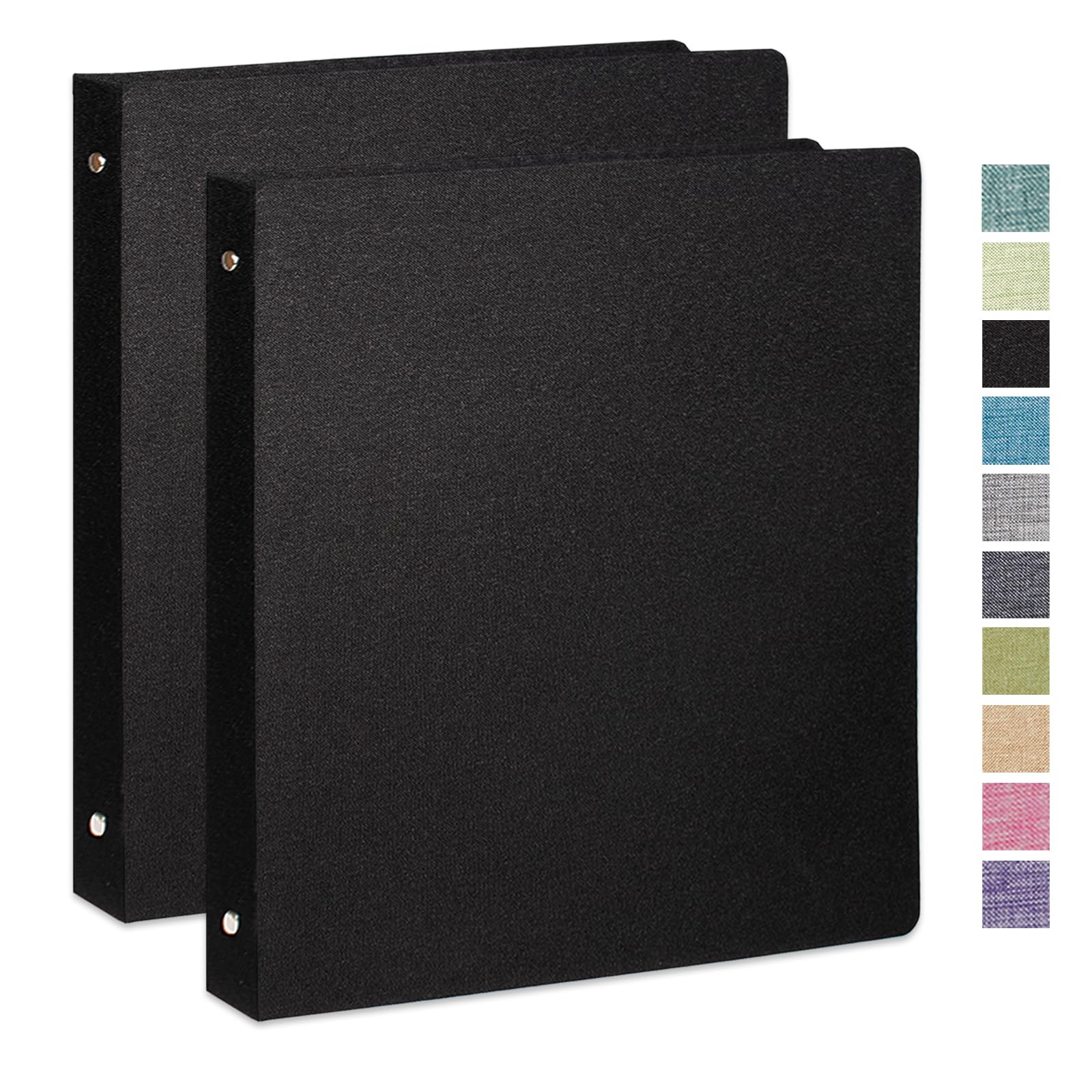 Agenda Binder Cherrich, Pacote Com 3 Anéis E 2, 1 Polegada Para Papel De 8,5 X 11 Polegadas