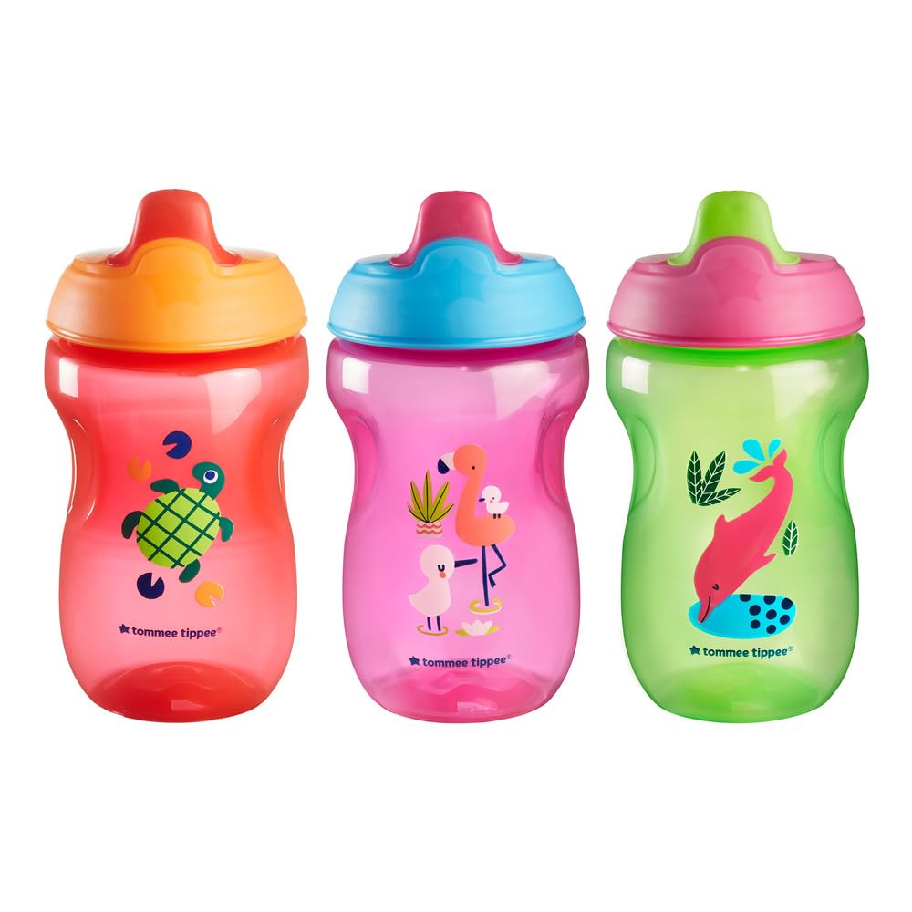 Garrafa De Água Tommee Tippee Sippee Cup 9m+300ml Pacote Com 3