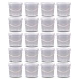 Balde Mg 2.2l Transparente - Kit 20 Pçs